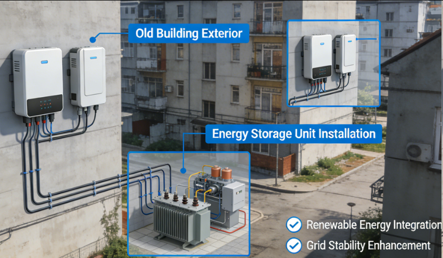 Wall-Mounted Energy Storage Renovation for Old Residential Communities