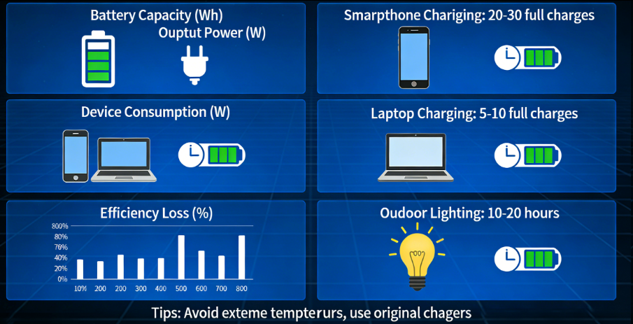 Battery Life of Portable Power Stations